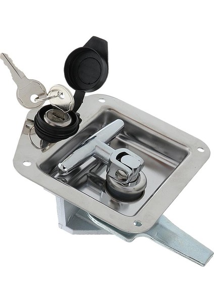 Katlanır Paslanmaz Çelik T Kolu Alet Kutusu Kilidi 2 Tuşlu Kamyon (Yurt Dışından)