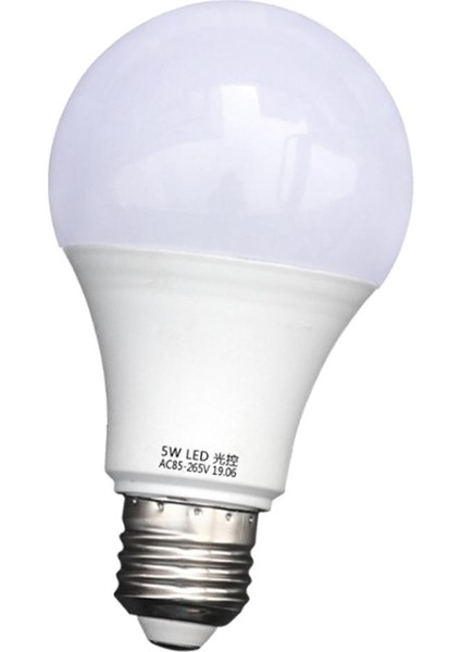 5W Otomatik Sensör LED Işık - 6500K (Yurt Dışından)