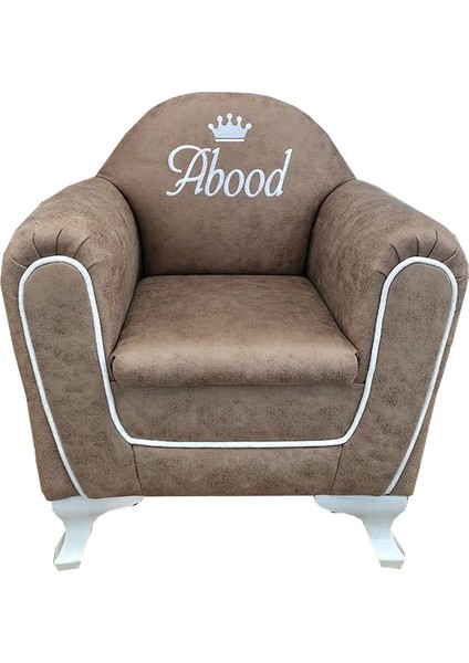 Mihenk Isme Özel Çocuk Koltuğu Bebek Odası Bej Koltuk