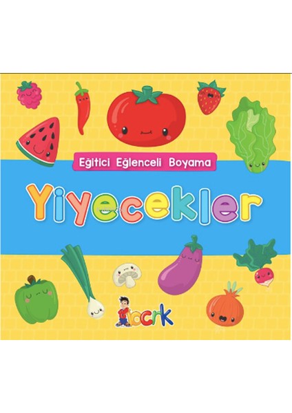 Eğitici Eğlenceli Boyama-Yiyecekler