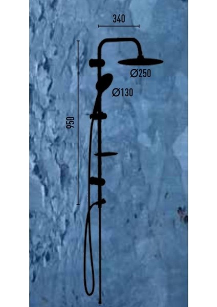 Win S Banyo Batarya, Monavit Beyaz Tepe Duş Seti Mvt3020