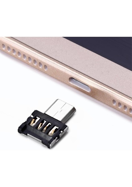 Mikro USB Erkek Usb2.0 Kadın Host Otg Adaptör Konnektörü Akıllı Telefonlar Mavi Için (Yurt Dışından)