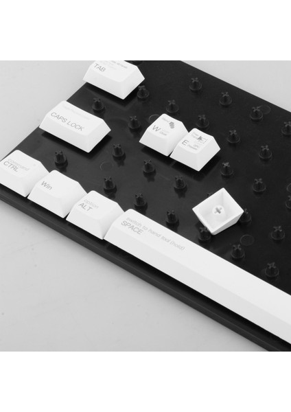 Abs Keycap Saklama Kutusu Keycaps Koleksiyonu Klavye Seti Depolama Toz Geçirmez Siyah Siyah (Yurt Dışından)