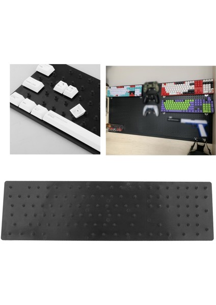 Abs Keycap Saklama Kutusu Keycaps Koleksiyonu Klavye Seti Depolama Toz Geçirmez Siyah Siyah (Yurt Dışından)