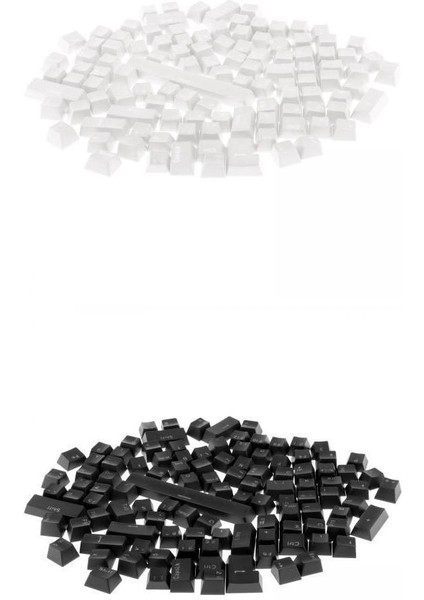 2x 108 Adet / Takım Mekanik Klavye Dıy Için Abs Renkli Keycaps Değiştirme (Yurt Dışından)