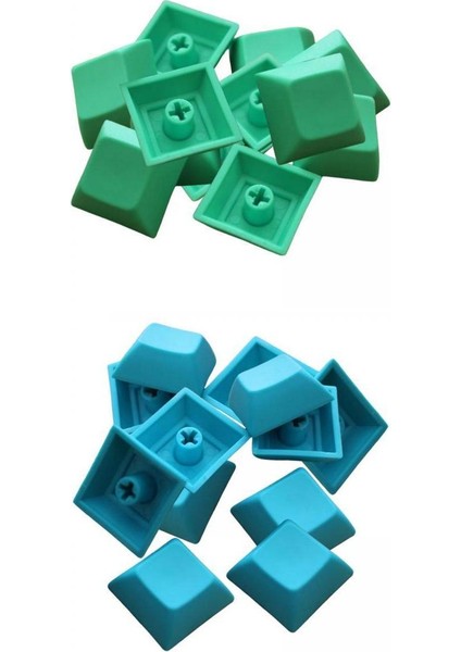 2 Takım Pbt Dsa Keycaps Boş Mx Anahtarları Mekanik Klavyeler (Yurt Dışından)