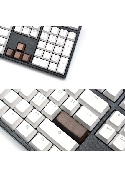 Kiraz Mx Klavye Için El Yapımı Siyah Ceviz Ahşap Keycap Enter (Yurt Dışından)