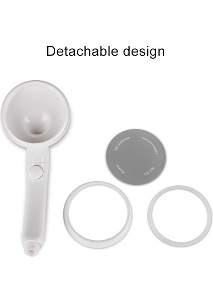 Puluz Hd-1010 Abs Otomatik Basınçlandırma Su Tasarruflu Duş Beyaz (Yurt Dışından) modelleri