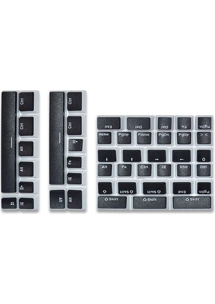 Puding Anahtar Kapaklar Set Logitech 75 84 980 680 Siyah Için Özel Düzen Set (Yurt Dışından)
