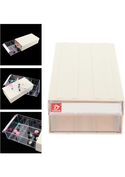 Modüler Çekmece Organizatör Depolama Makyaj Makyaj Bineleri Yatak Odası Banyo Temizle Gri 205X135X78MM (Yurt Dışından) fiyatları