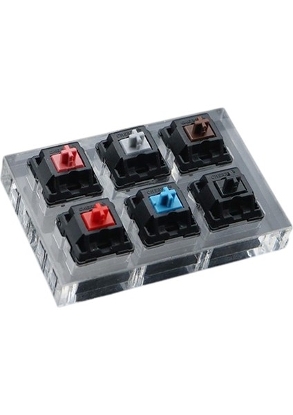 Klavye Keycap Çıkarılabilir Test-Clear Keycaps Kiraz 6 Tuşları Için Cherrymx Için Anahtar Switch Test Cihazı (Yurt Dışından)