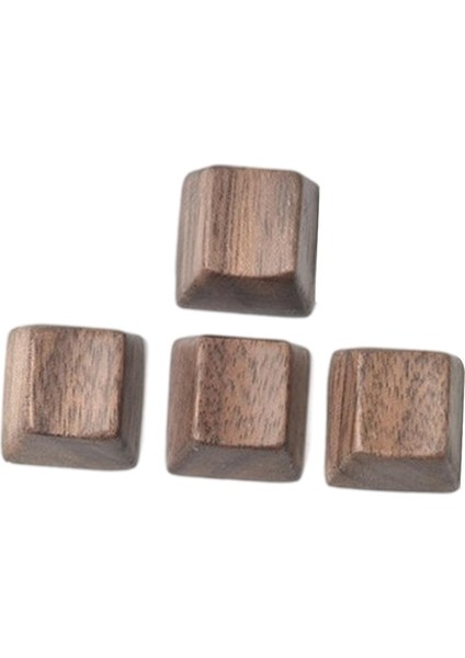 El Yapımı Siyah Ceviz Kiraz Mx Klavye Için Ahşap Keycap 4 Adet Wasd (Yurt Dışından)
