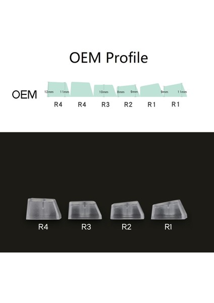 R41U Şeffaf Keycap Renk Keycap Kiti Mat Tedavisi Mükemmel Yorgunluk 100 Tuşlar Şeffaf (Yurt Dışından)