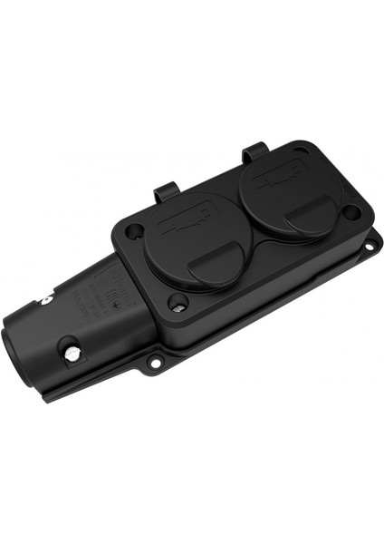 IP54 Monofaze Kauçuk Ikili Grup Priz 1X16A BK1-1402-3612
