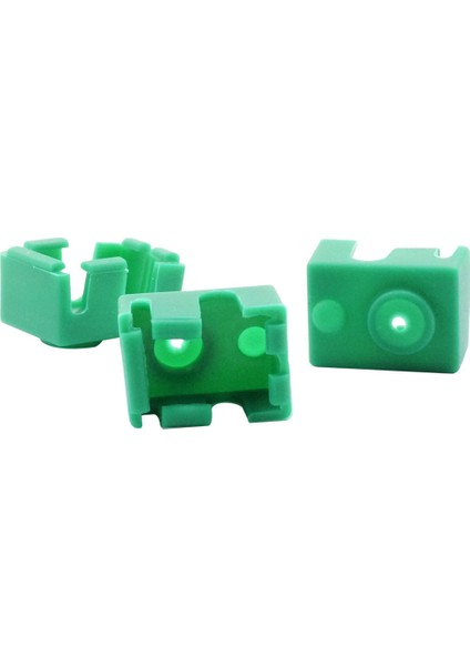 3D Yazıcı Silikon Wrap Durumda Çorap Kapak Koruyucu V6 PT100 Blok Yeşil Için (Yurt Dışından) fırsatları