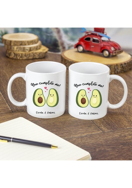 Isme Özel Kupa Bardak - Avokado M1 modelleri