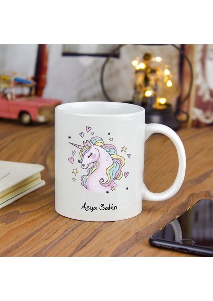 Isme Özel kupa Bardak - Unicorn M2