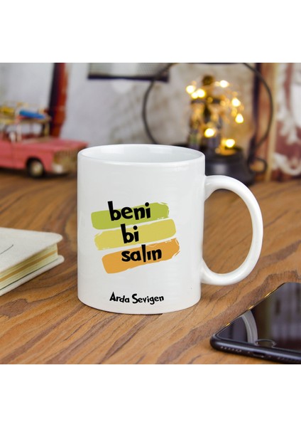 Isme Özel beni Bi Salın Temalı kupa Bardak fiyatları