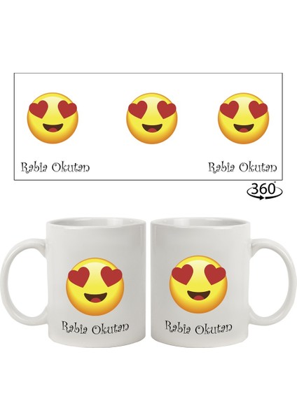 Isme Özel Emojili Kupa Bardak fırsatları