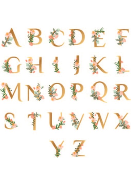 Isme Özel Harf Tasarımlı Kupa Bardak - Gold Detaylı fırsatları