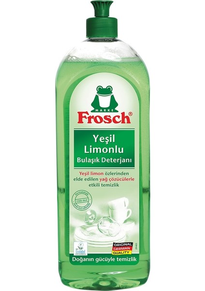 Yeşil Limonlu Bulaşık Deterjanı 750 ml x 10 Ad