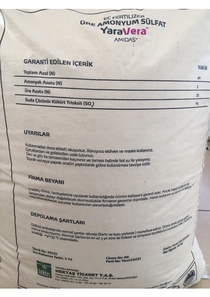 Yaravera Akıllı Üre Amidas ( 1-2-3-4-5 kg Seçenekler)