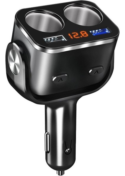 12-24 V Çift USB 2.4A Qc3.0 Hızlı Şarj Araç Şarj Çakmak Adaptörü