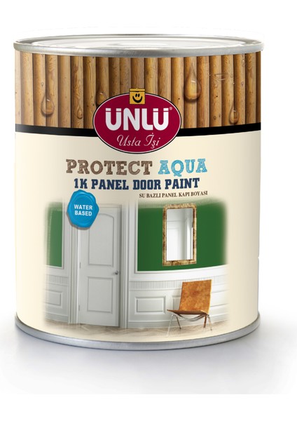 Protect Aqua Su Bazlı 1k Panel Kapı Boyası