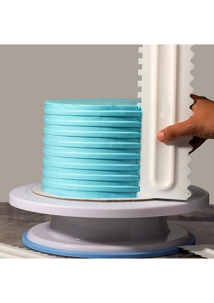 1pc Krem Kazıyıcı Düzensiz Diş Kenar Spatula Kek Pişirme Kazıyıcı Fondan Kek Dilimleme Pasta Kesiciler Araçları Dıy Dekorasyon modelleri