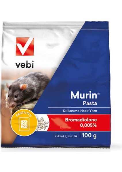 Entokim Murin Pasta 100 gr Ayçekirdekli Fare Pastası