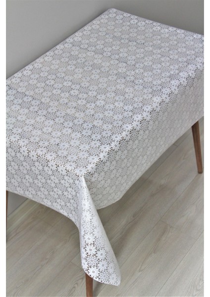 Pvc Şeffaf Kaplama Muşamba Masa Örtüsü - Dantelpapatya-001