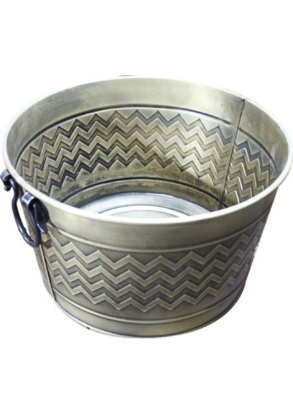 Dekoratif Odunluk Zigzag Sarı