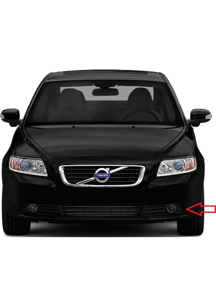 Volvo S40 Sis Far Kapağı Sol 2008-2012