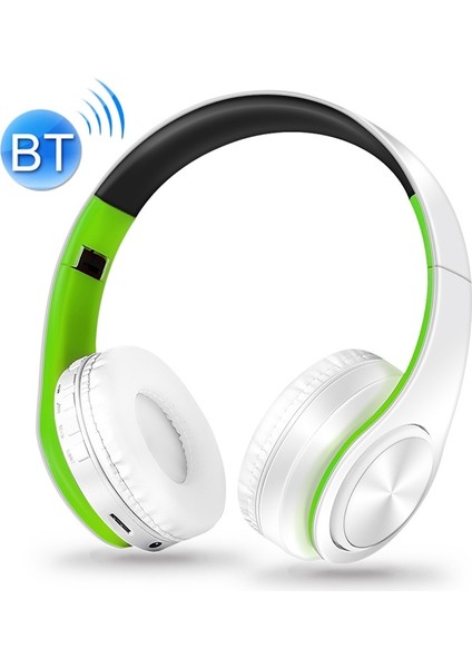 LPT660 Katlanır Müzik Bluetooth Kulaklık Desteği Tf Kart (Yeşil) (Yurt Dışından) fiyatları