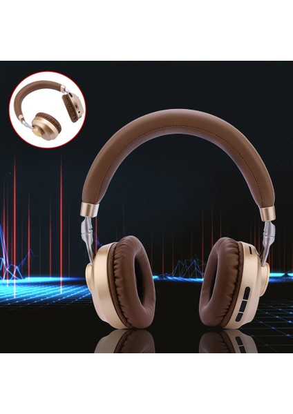 VJ083 Katlanır Oyun Müzik Bluetooth Kulaklık (Yeşil) (Yurt Dışından)