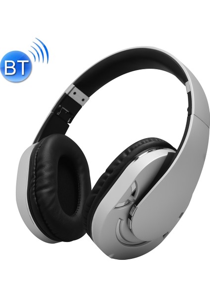 BTH-803 Katlanabilir Kablosuz Bluetooth V4.1 Kulaklık Stereo Ses Kulaklık (Gümüş) (Yurt Dışından)