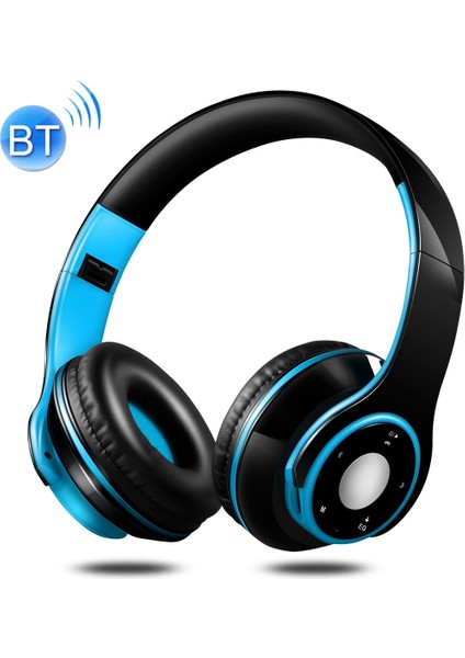 Sg-8 Katlanır Müzik Bluetooth Kulaklık (Mavi) (Yurt Dışından)