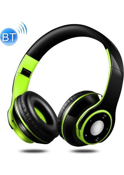 Sg-8 Katlanır Müzik Bluetooth Kulaklık (Yeşil) (Yurt Dışından)