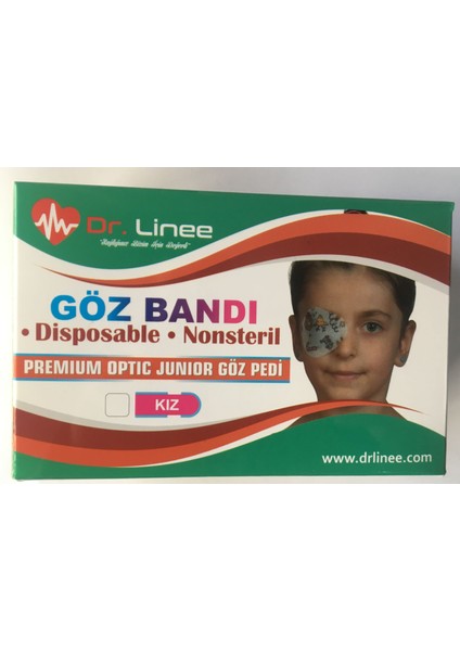 Çocuk Göz Kapama Bandı Kız 100LÜ modelleri