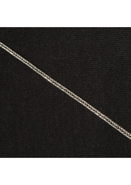 925 Ayar Gümüş Kalın Örme Zincir modelleri