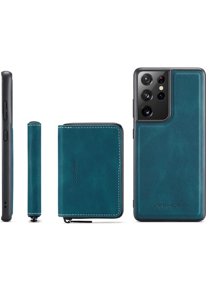 Samsung Galaxy S21 Ultra 6,8 Inç Fermuarlı Cüzdan Kart Çantası Telefon Kılıfı (Yurt Dışından) fiyatları