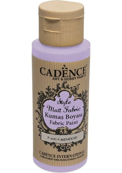 Matt Fabric Kumaş Boyası F-641 P. Menekşe
