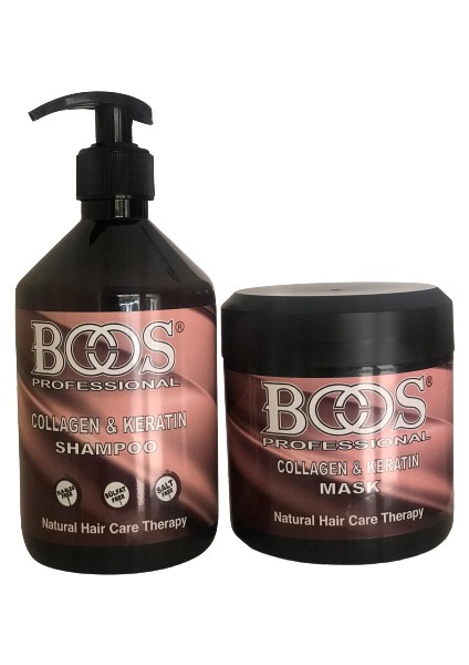 Pro Boos Professıonal Collagen&keratin Şampuan ve Saç Maskesi 2'li Set