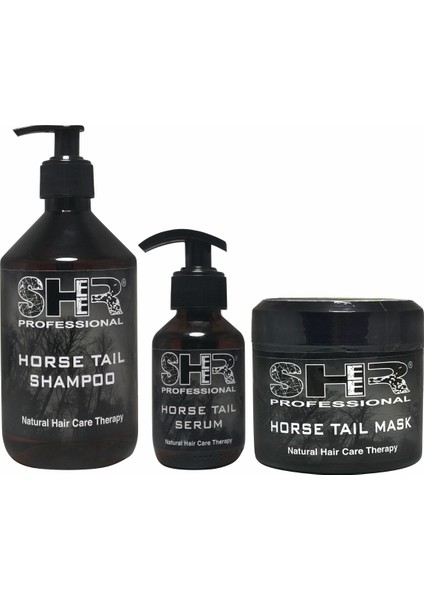 Professıonal Horse Tail Şampuan Serum Maske Set 3'lü