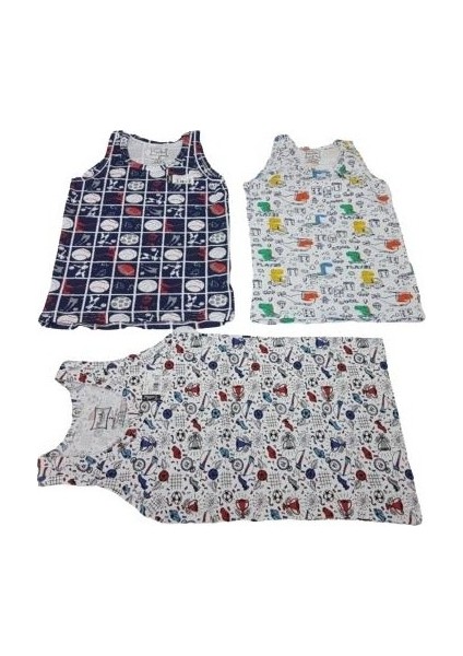 Tutku erkek Çocuk Renkli Elastan Empirme Atlet 6'lı 0256 fiyatları