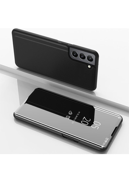 Samsung Galaxy S22+ 5g Ile Uyumlu Deri Telefon Kılıfı - Siyah (Yurt Dışından)
