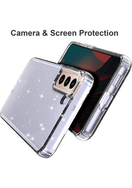 Samsung Galaxy S22 Plus 5g Için Şeffaf Parıltılı Esnek Tpu Telefon Kılıfı (Yurt Dışından) fiyatları