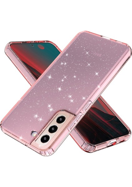 Samsung Galaxy S22 Plus 5g Için Şeffaf Parıltılı Esnek Tpu Telefon Kılıfı (Yurt Dışından)