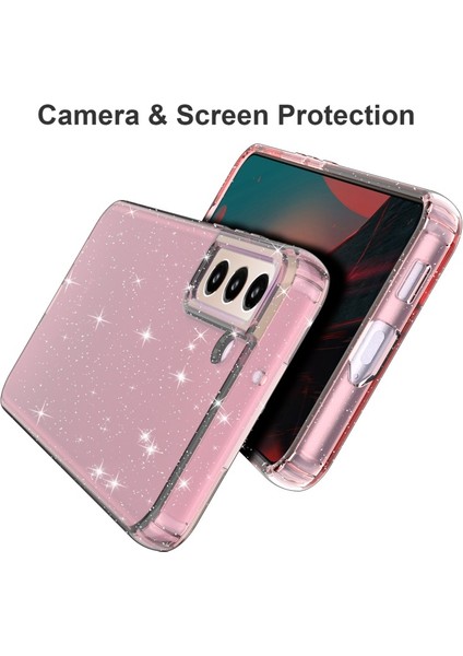 Samsung Galaxy S22 Plus 5g Için Şeffaf Parıltılı Esnek Tpu Telefon Kılıfı (Yurt Dışından) fiyatları