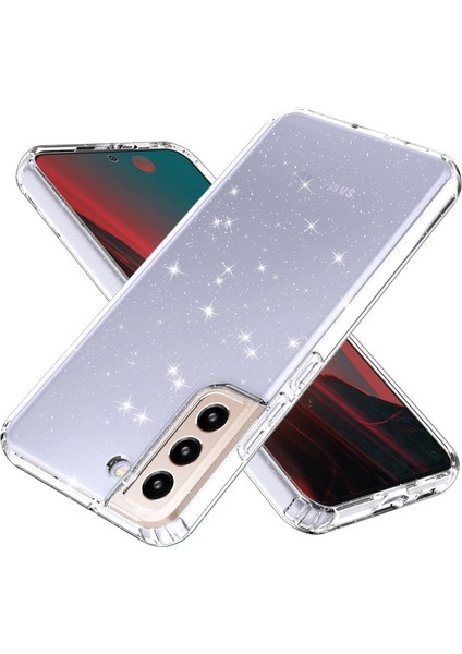 Samsung Galaxy S22 Plus 5g Için Şeffaf Parıltılı Esnek Tpu Telefon Kılıfı (Yurt Dışından)